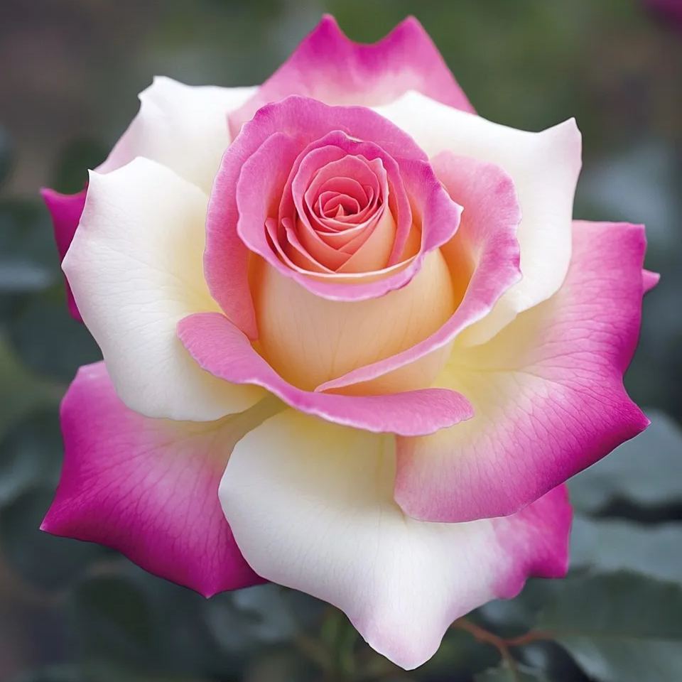 Redka vrtnica Blue Moon 🌌 in večbarvna čipkasta vrtnica 🌈🌹-SI