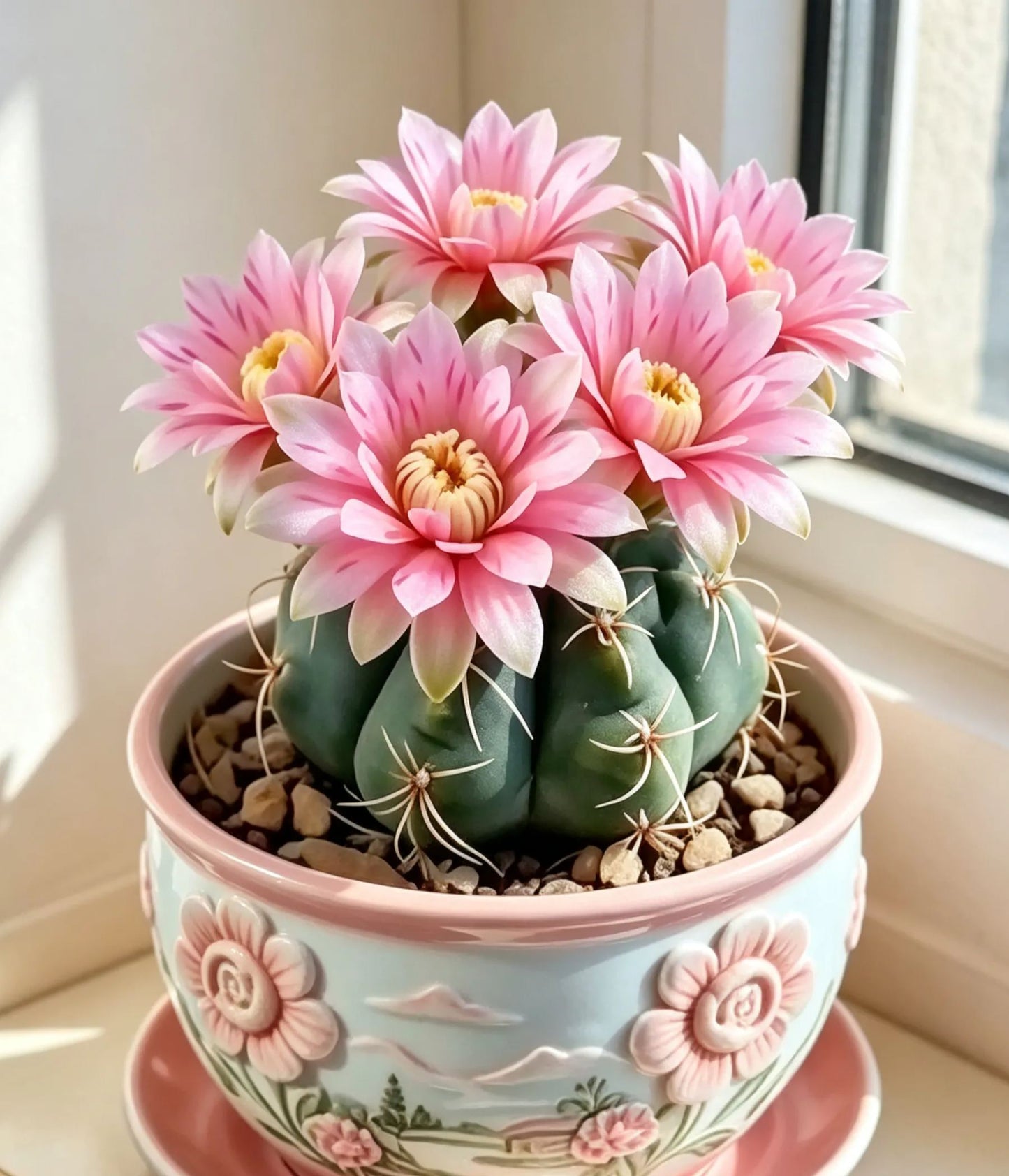 🌵 Upoznajte svog novog najboljeg prijatelja – kaktus Gymnocalycium baldianum! 💕-HR