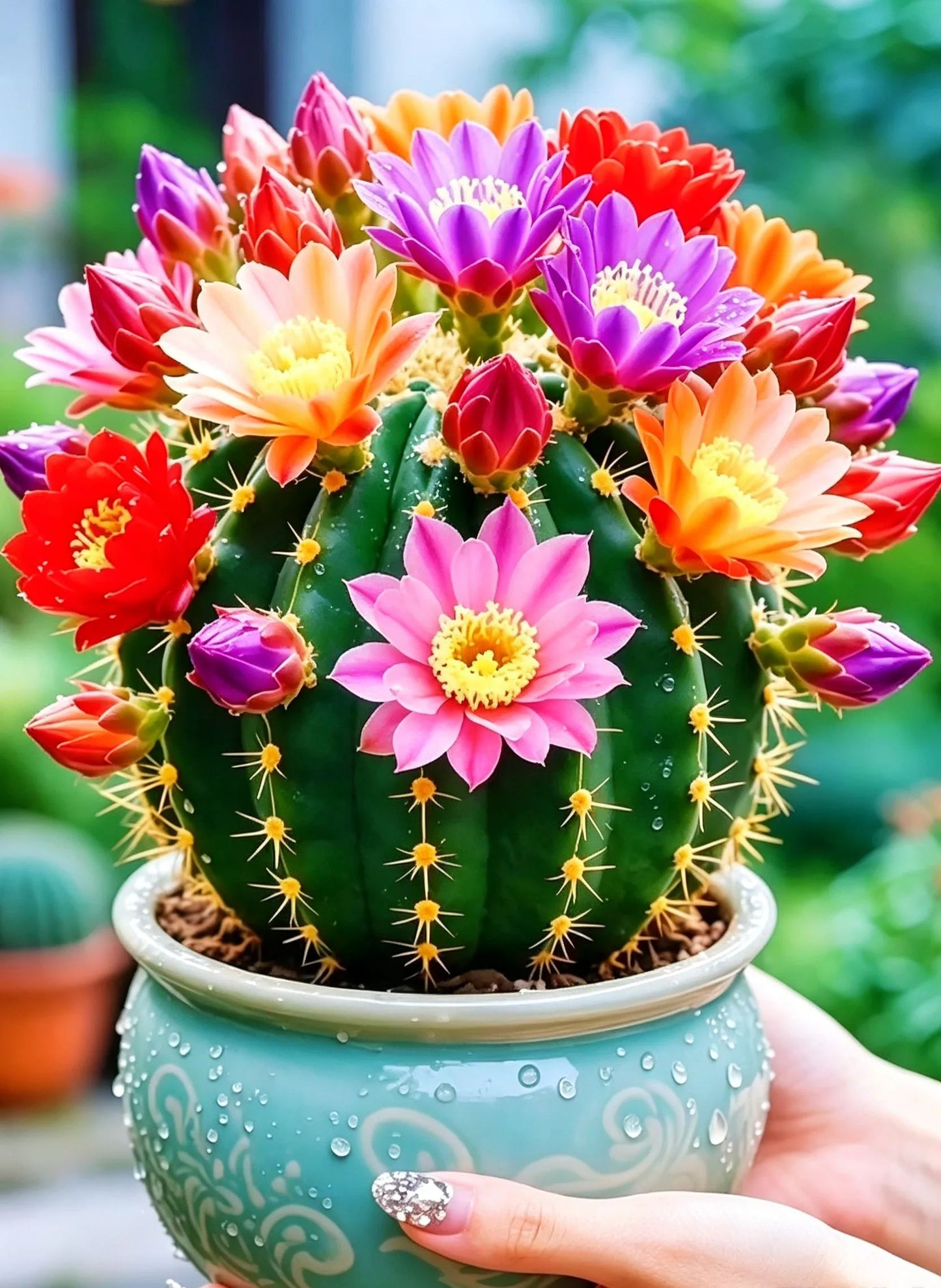 🌵 Upoznajte svog novog najboljeg prijatelja – kaktus Gymnocalycium baldianum! 💕-HR