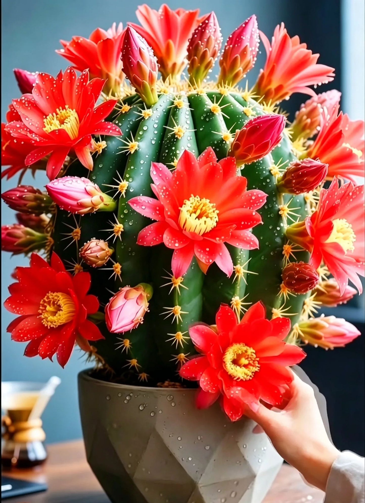 🌵 Upoznajte svog novog najboljeg prijatelja – kaktus Gymnocalycium baldianum! 💕-HR