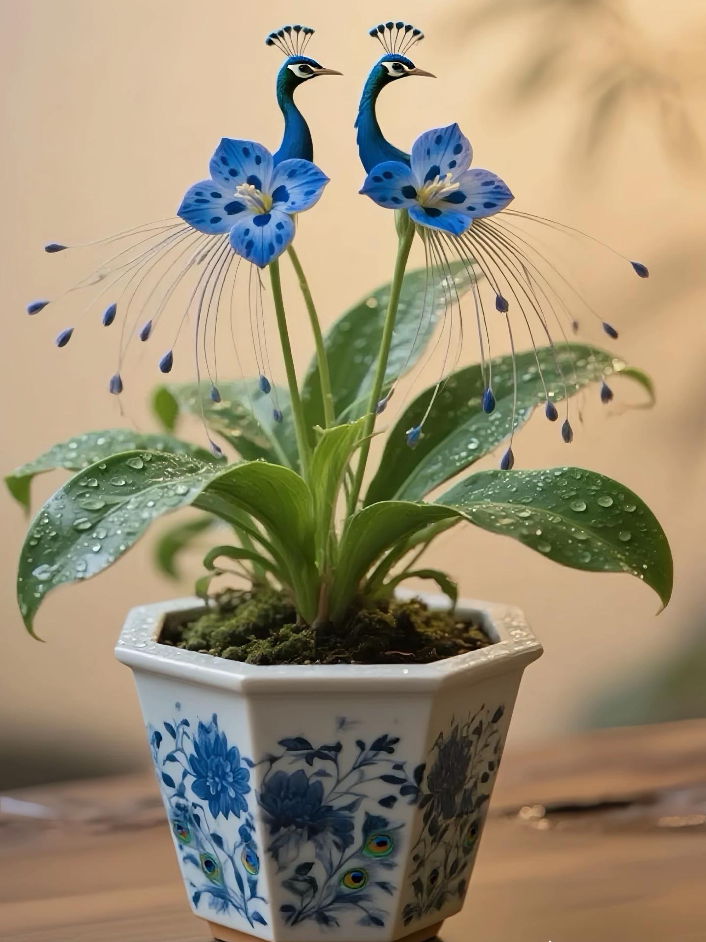 🌺 Peacock orchidėjų sėklos-LT