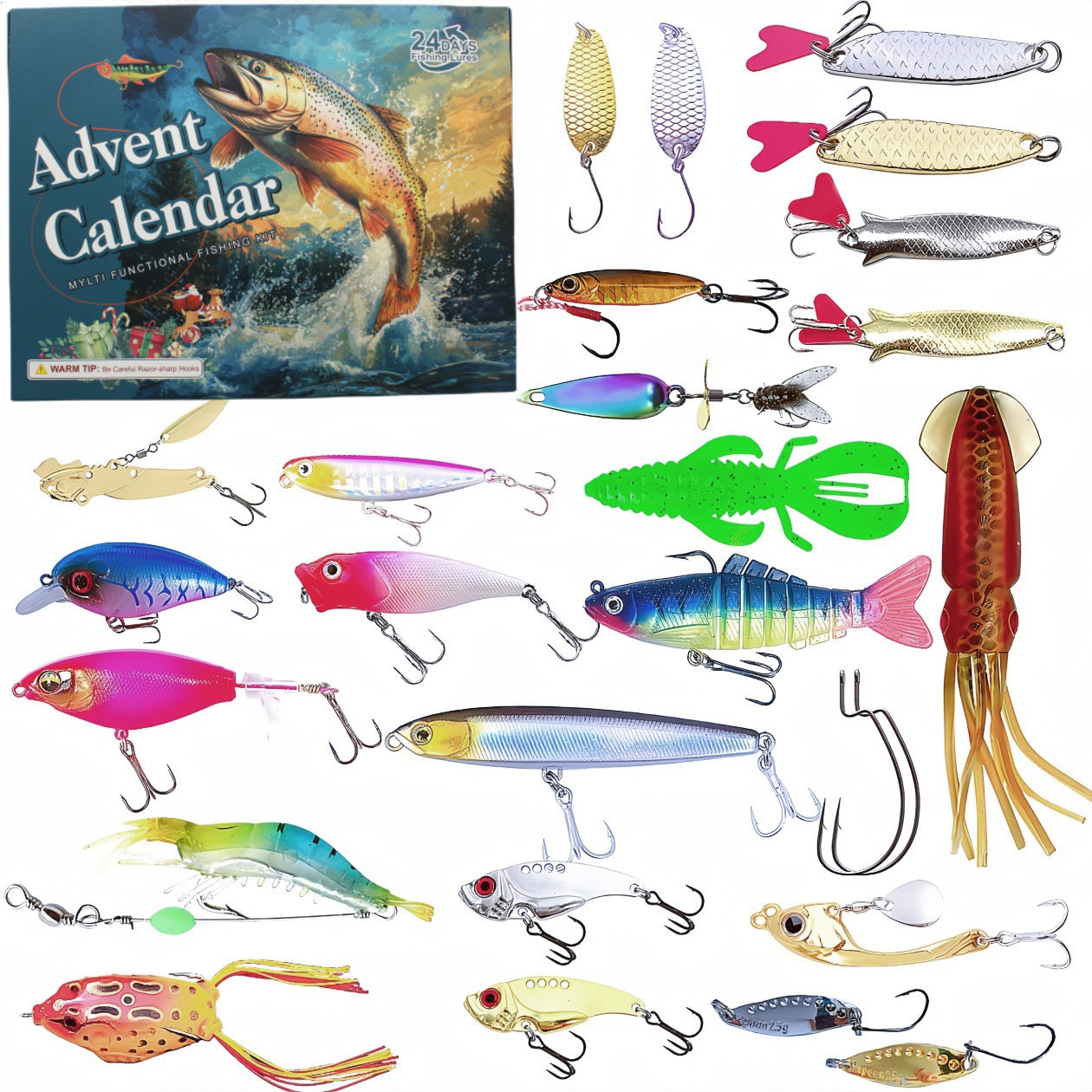 Calendario de Adviento de Pesca – 24 días para Navidad-ES