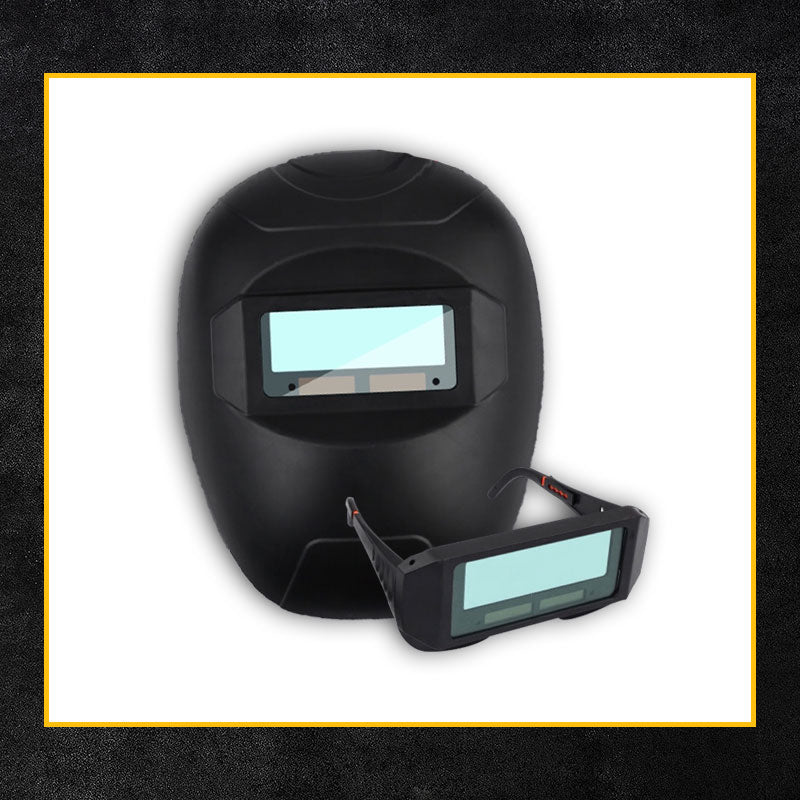 Lengvas ir patvarus 2 viename suvirinimo kaukė ir apsauginiai akiniai-LT