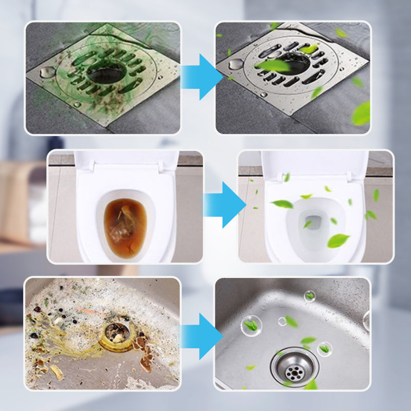 ✨Πολυλειτουργική, αποτελεσματική σκόνη για τον καθαρισμό των σωλήνων αποχέτευσης για την πρόληψη των φραγμών-GR