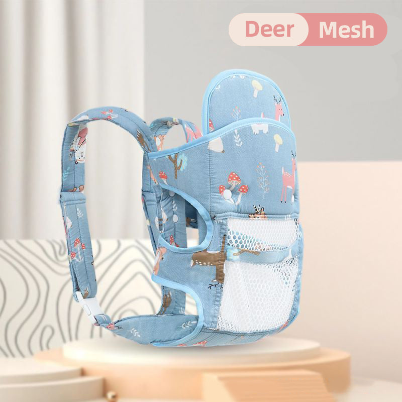 👶Daugiafunkcinė, ant krūtinės tvirtinama kūdikio nešioklė su dviem pečių dirželiais-LT