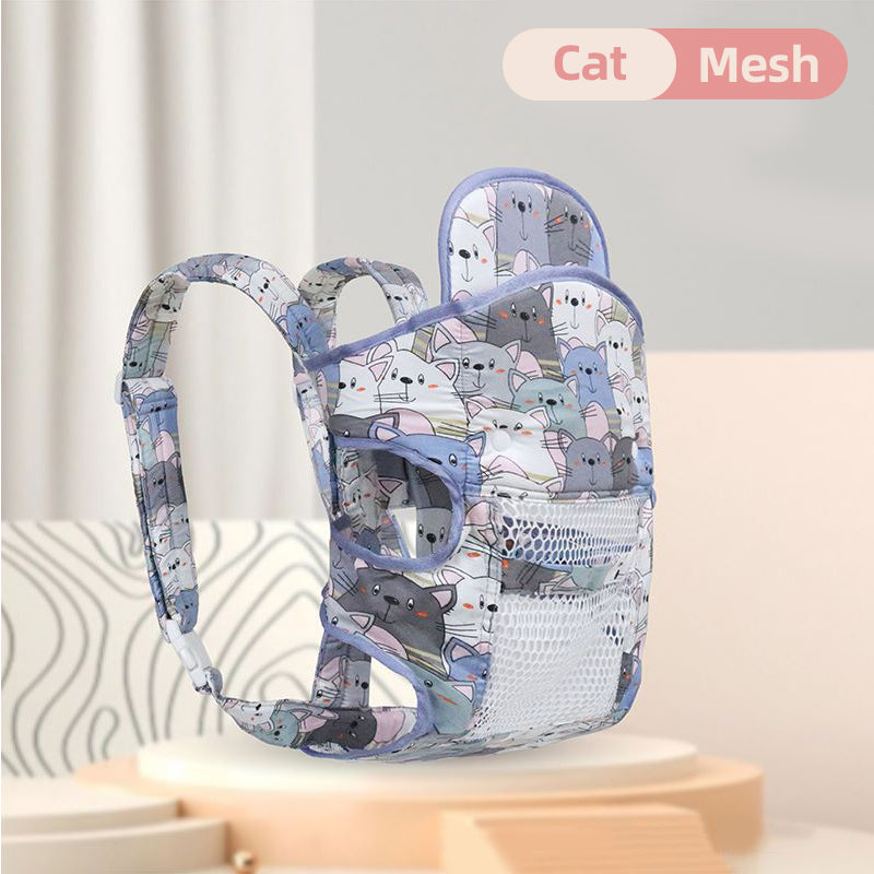 👶Daugiafunkcinė, ant krūtinės tvirtinama kūdikio nešioklė su dviem pečių dirželiais-LT