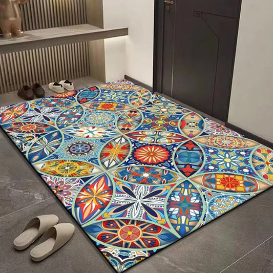 Boemska geometrijska vhodna preproga-SI