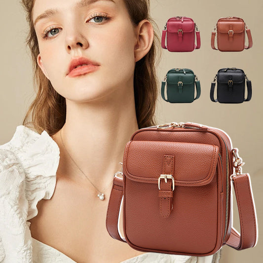 Bolso bandolera vintage de gran capacidad👜-ES