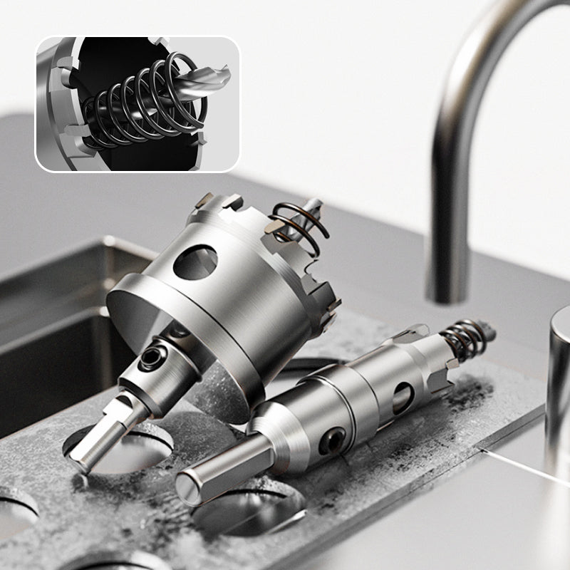 【✨Povečana učinkovitost】🔧Rezalnik kovinskih lukenj s karbidno konico-SI