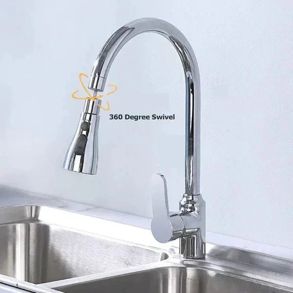 Cabezal rociador giratorio de 720° para grifo de cocina con 3 funciones-ES