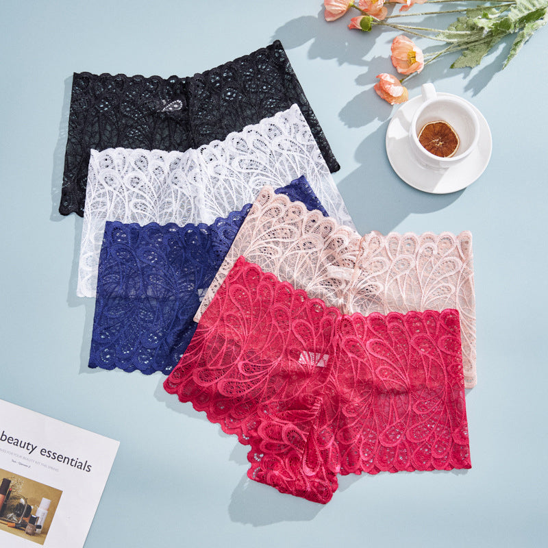 Ropa interior de mujer sexy, de encaje y cintura alta【💥Compra 1 y llévate 2 gratis】-ES