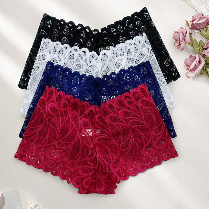 Ropa interior de mujer sexy, de encaje y cintura alta【💥Compra 1 y llévate 2 gratis】-ES