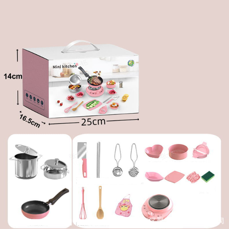🍳Mini cocina (juguetes infantiles) - set de 22 piezas-ES