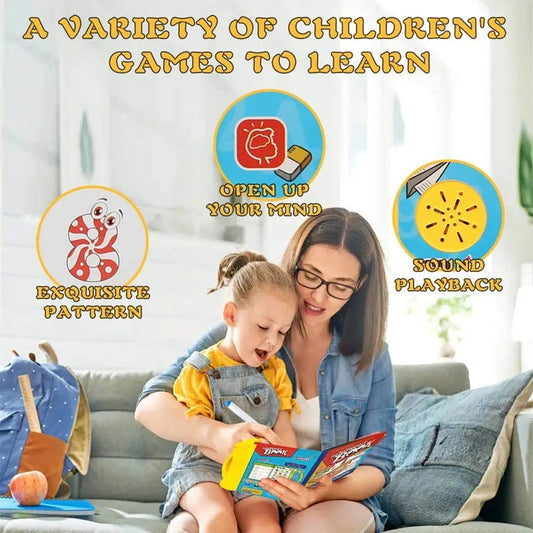 🎄[El mejor regalo para niños] Libro inteligente para aprender pronunciación-ES