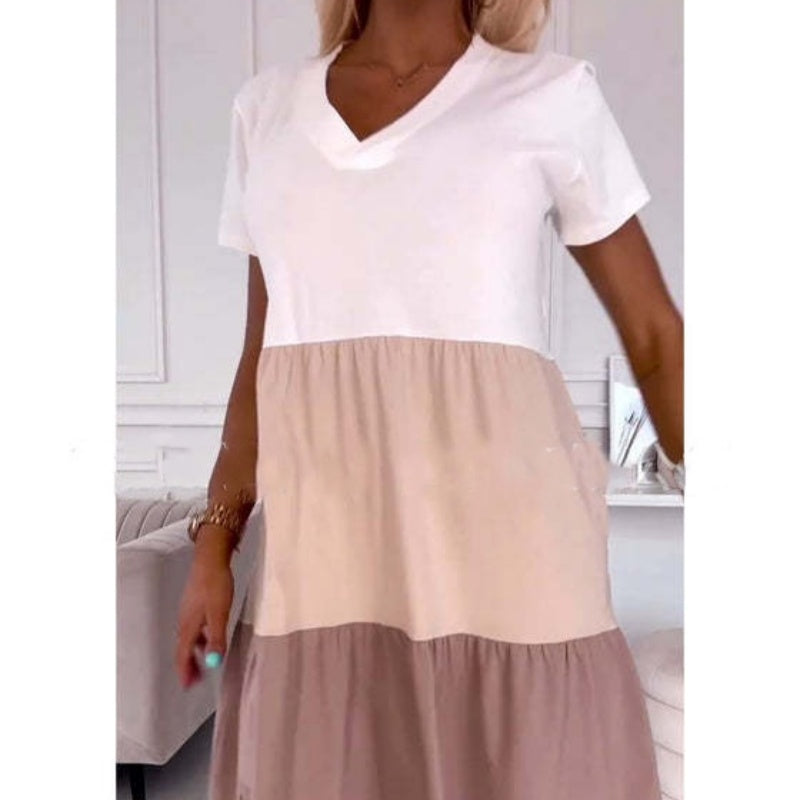 💖 Κομψό μακρύ φόρεμα για γυναίκες με λαιμόκοψη σε σχήμα καρδιάς-GR