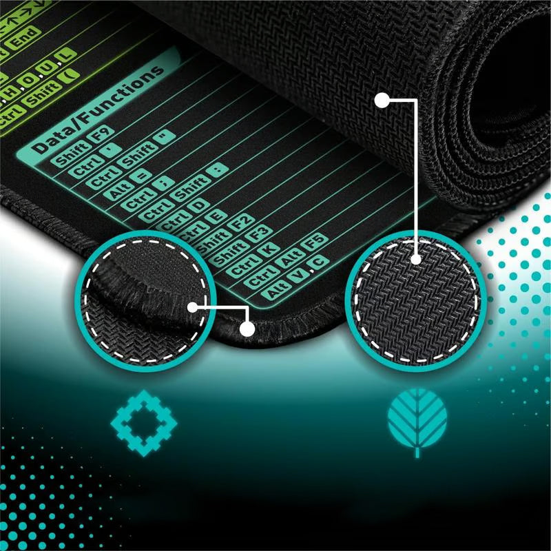 🔥Alfombrilla de escritorio antideslizante y resistente a las manchas para oficinas 🧠💻-ES