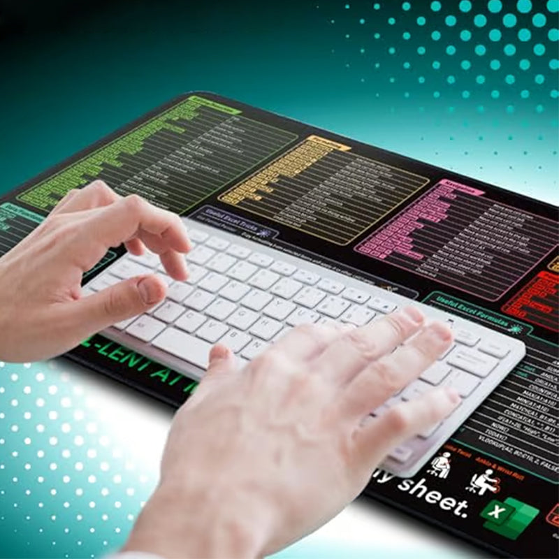 🔥Alfombrilla de escritorio antideslizante y resistente a las manchas para oficinas 🧠💻-ES