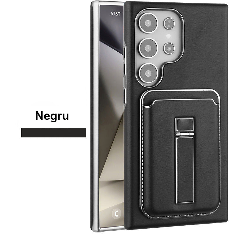 💼 Kombinirani ovitek za Samsung: držalo + denarnica + magnet | Za potovanja, delo in vsakodnevno uporabo-SI