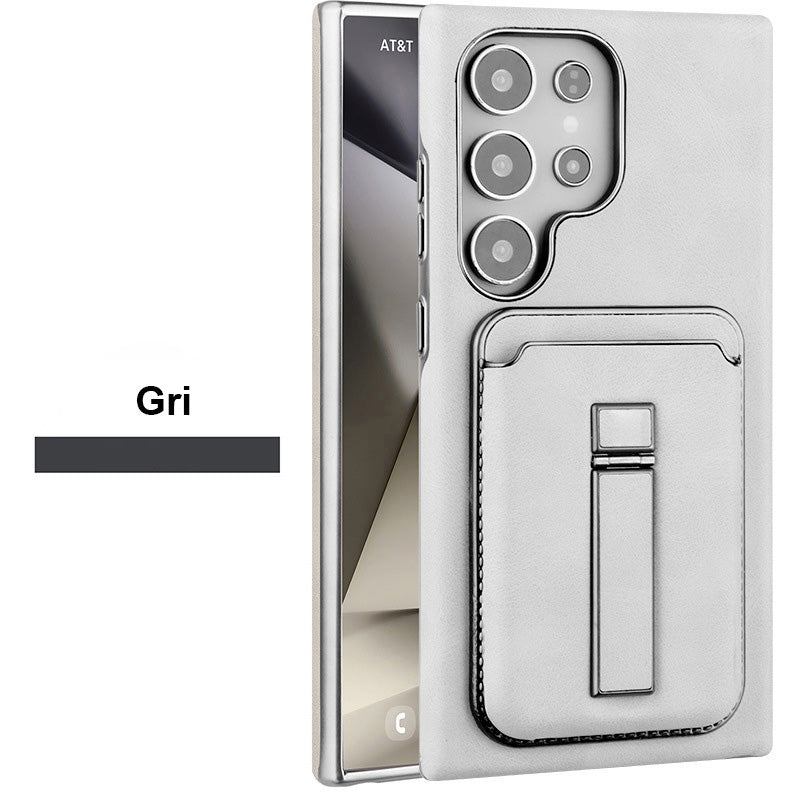 💼 Kombinirani ovitek za Samsung: držalo + denarnica + magnet | Za potovanja, delo in vsakodnevno uporabo-SI