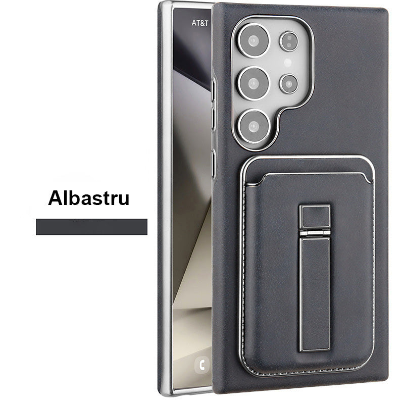 💼 Kombinirani ovitek za Samsung: držalo + denarnica + magnet | Za potovanja, delo in vsakodnevno uporabo-SI