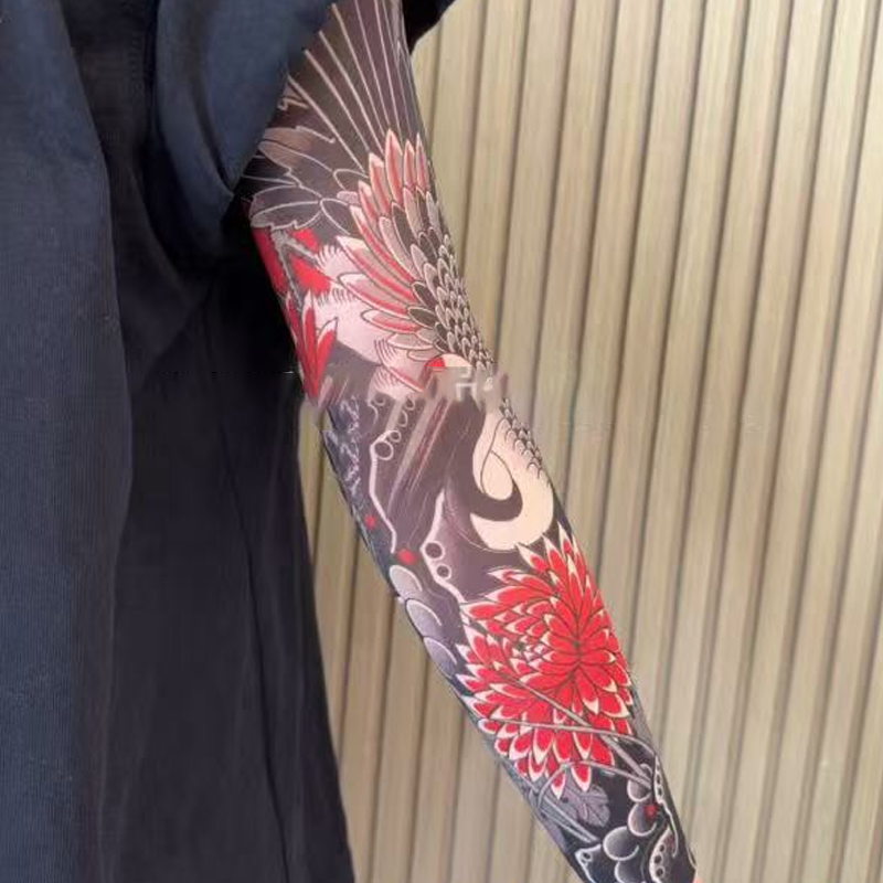🔥Nauja tendencija ❤️‍🔥 Itin plonos tatuiruotės rašto rankovės nuo saulės-LT