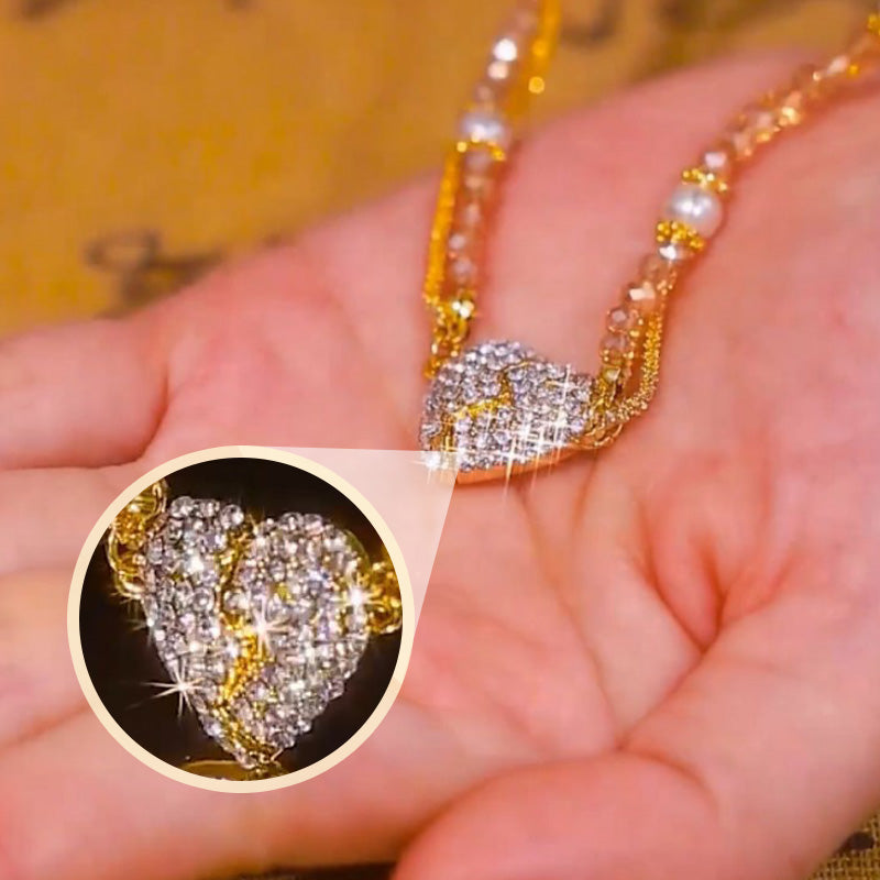 ⏳Oferta especial por tiempo limitado⏰Collares a juego con colgante en forma de corazón con imán💖-ES