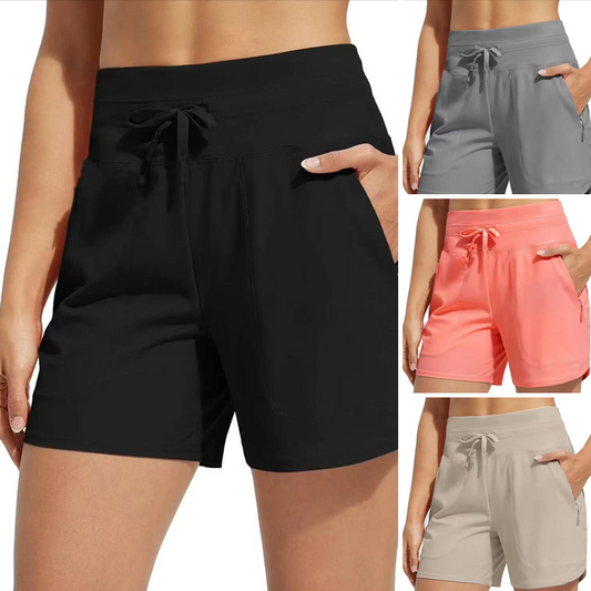 🔥🩳【S-3XL】Shorts deportivos de mujer con bolsillos-ES