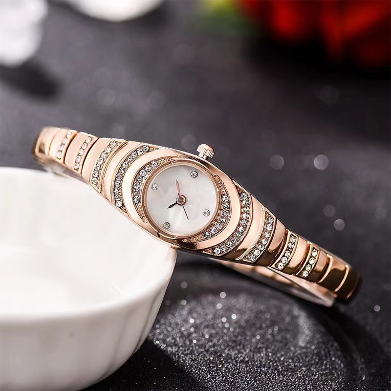 💎Γυναικείο ρολόι με κρυστάλλινο μπρασελέ⌚-GR