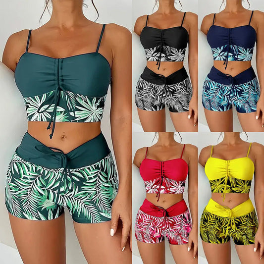 👙 Traje de baño de dos piezas estampado para mujer-ES
