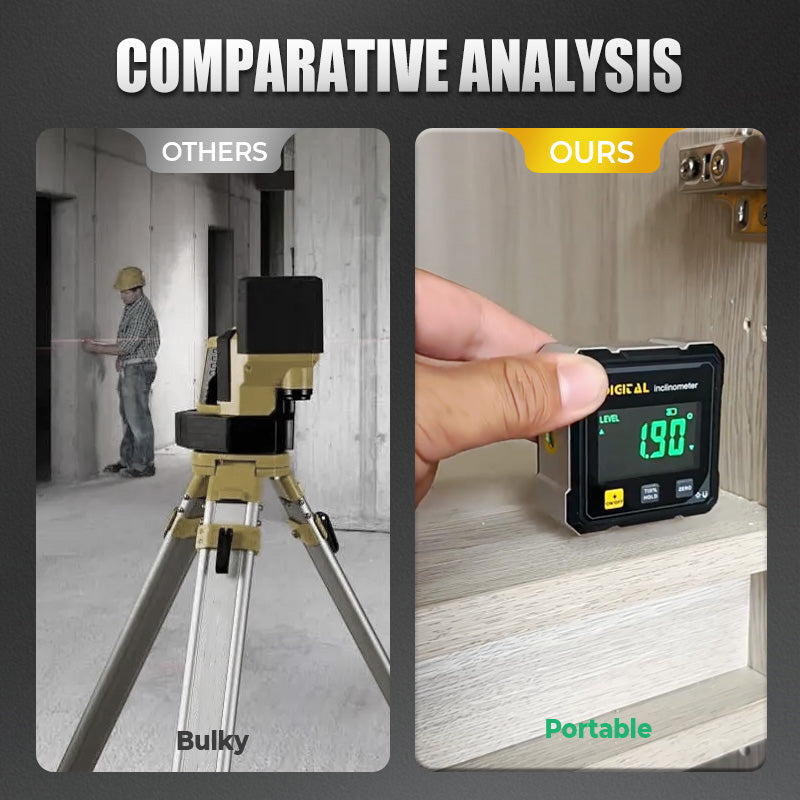 Escáner láser digital magnético de ángulo de 4 lados-ES