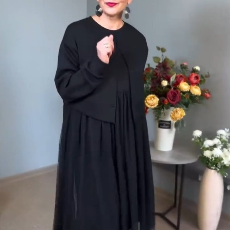 Vestido de manga larga para mujer-ES