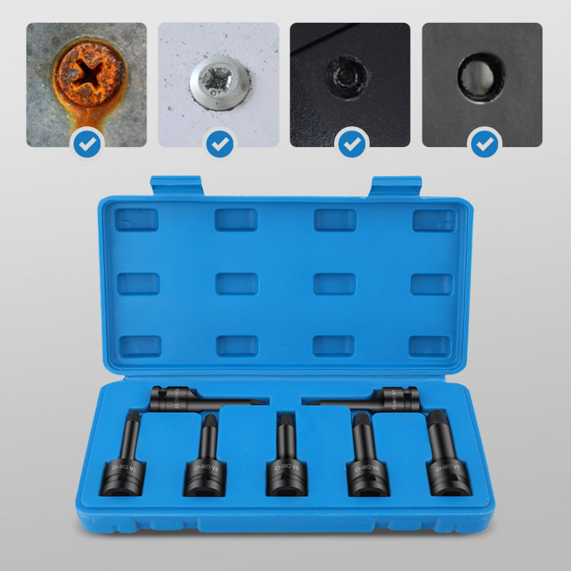 🔥 Kit de extracción de destornillador dañado 👨‍🔧🛠️--ES