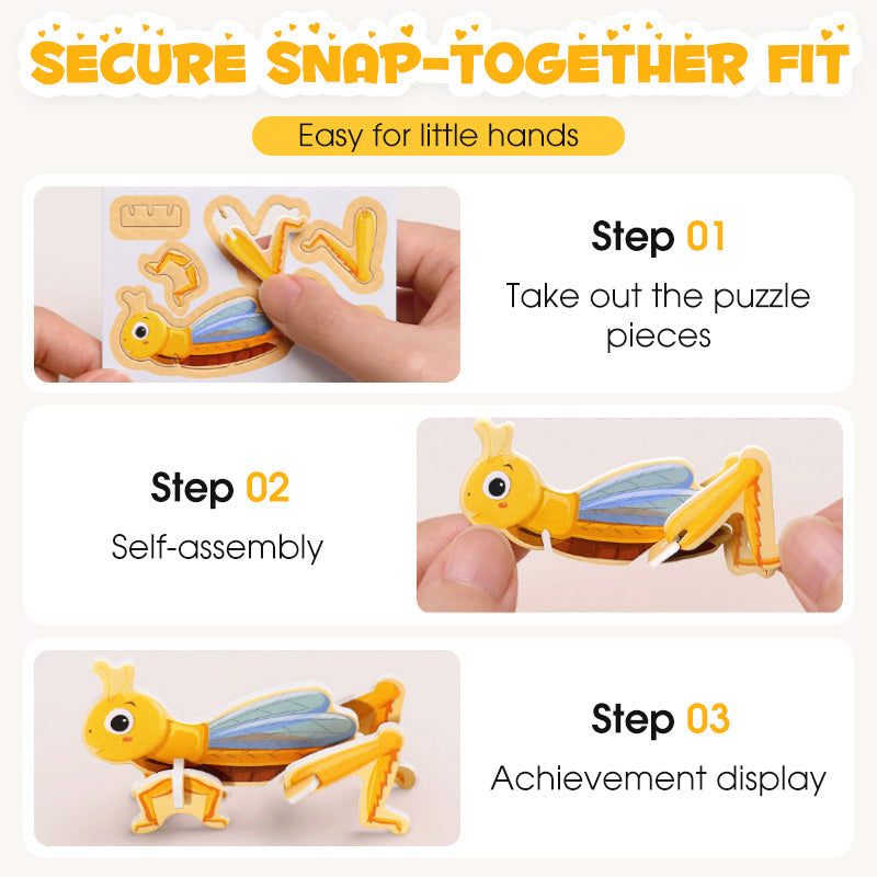 🎨 Rompecabezas educativos 3D para niños-ES