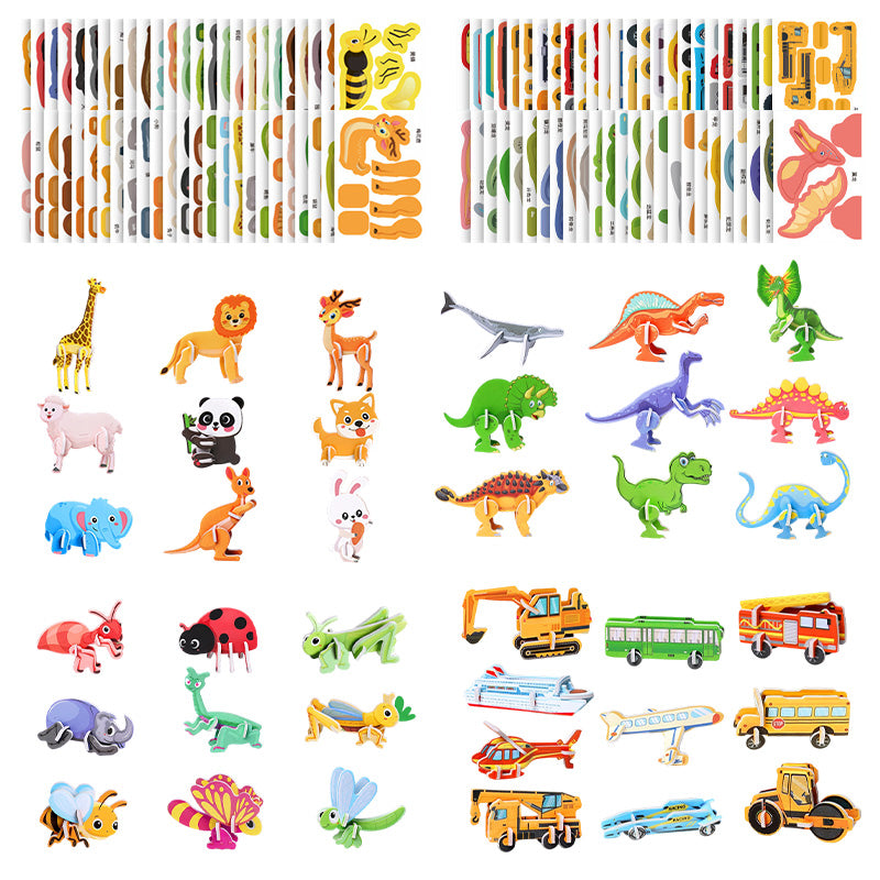 🎨 Rompecabezas educativos 3D para niños-ES