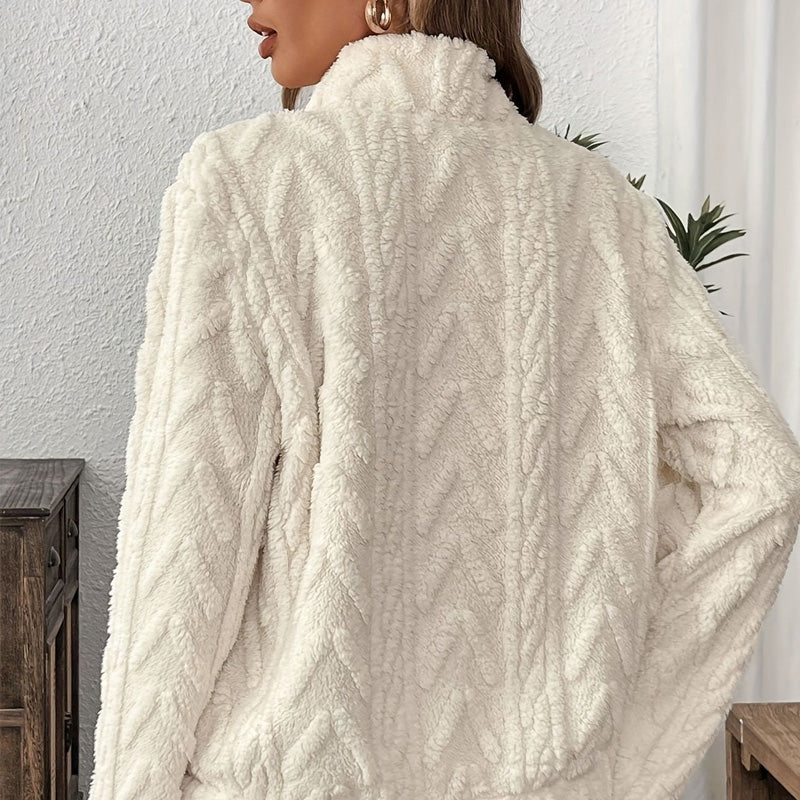 Sudadera con media cremallera-ES