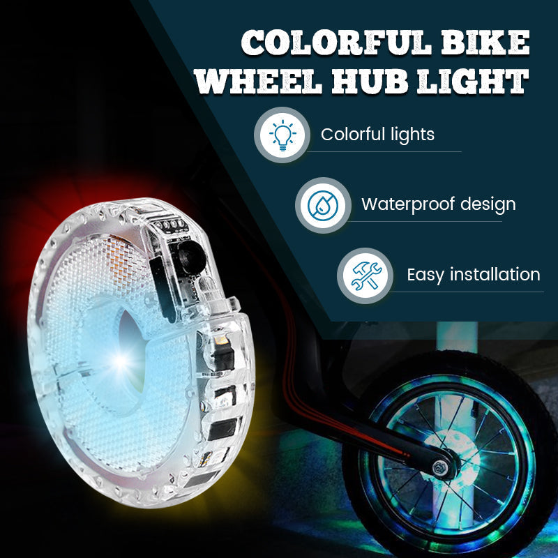 🌈 Luz colorida para buje de bicicleta 🚴‍♂️💡-ES