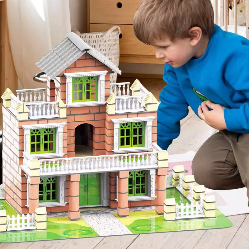 🏠Surenkamas mini konstrukcinis rinkinys-LT