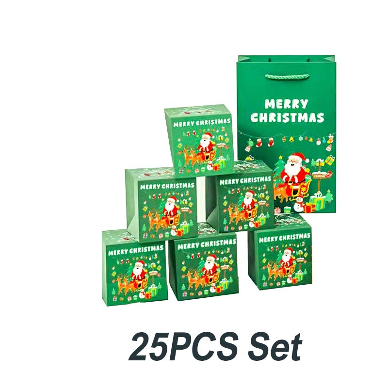 🎅 Μοναδικό πτυσσόμενο χριστουγεννιάτικο κουτί δώρου🎄✨-GR