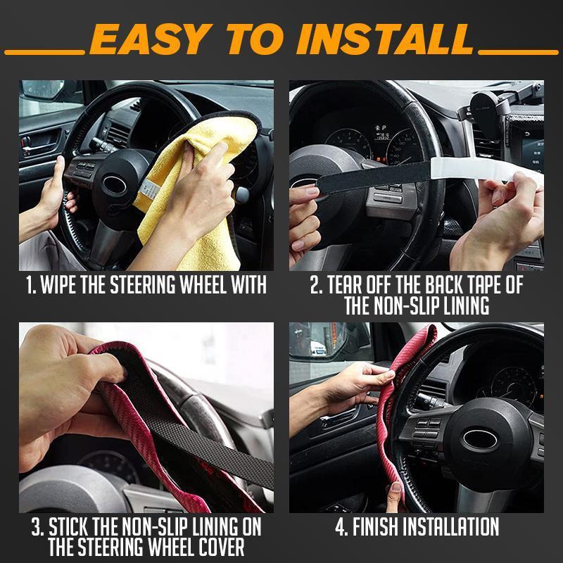 💥Promoción por tiempo limitado💥Funda antideslizante para volante de coche🚗-ES