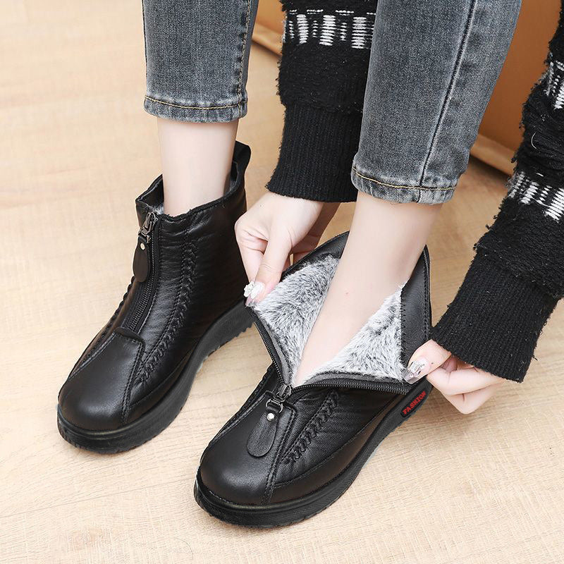 ❄️Botines cálidos con cremallera de invierno para mujer 👢💕-ES