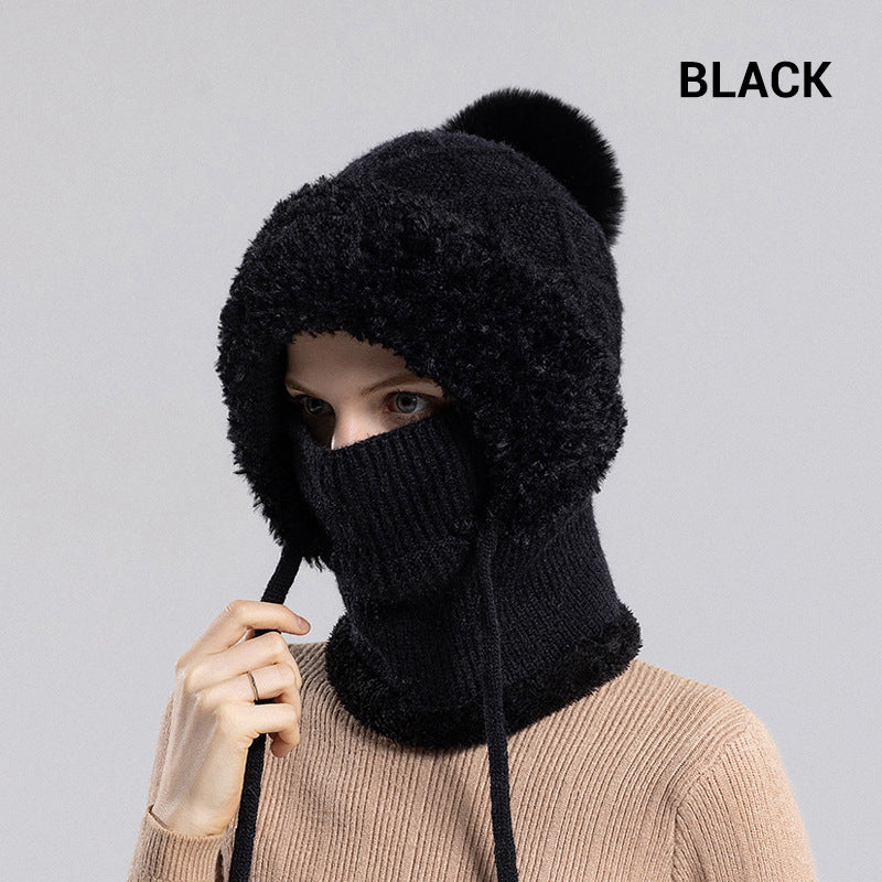 🔥Gorro tipo jersey 3 en 1 cálido para mujer-ES