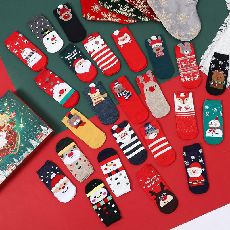 🎄🎁Advento kalendorius iš kalėdinių kojinių🧦-LT