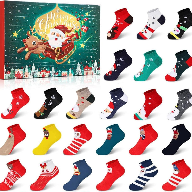 🎄🎁Advento kalendorius iš kalėdinių kojinių🧦-LT