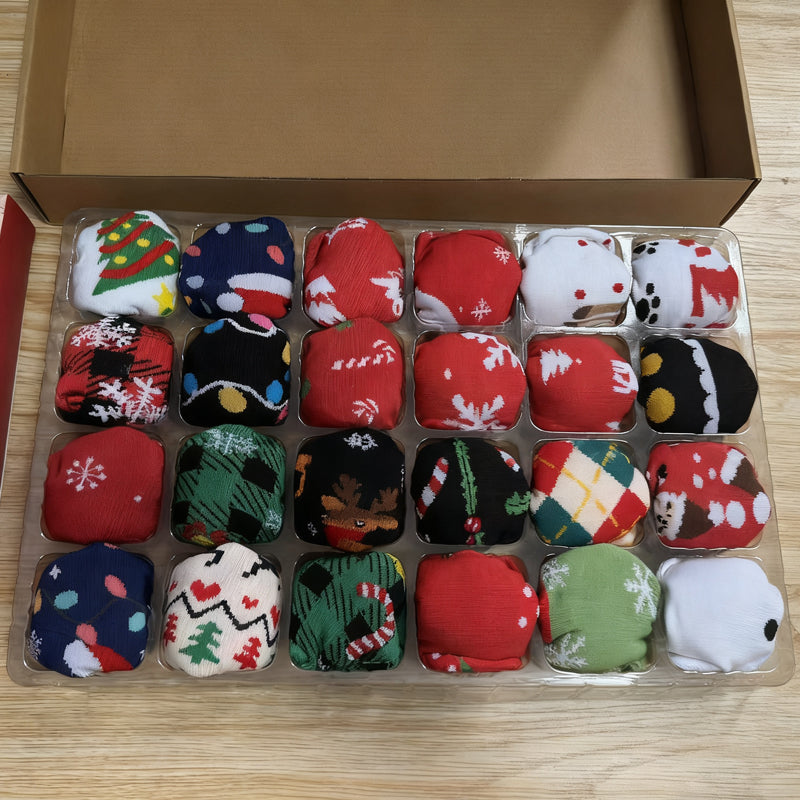 🎄🎁Advento kalendorius iš kalėdinių kojinių🧦-LT