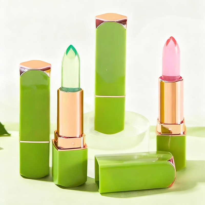 Lápiz labial hidratante con infusión de aloe vera que cambia de color-ES