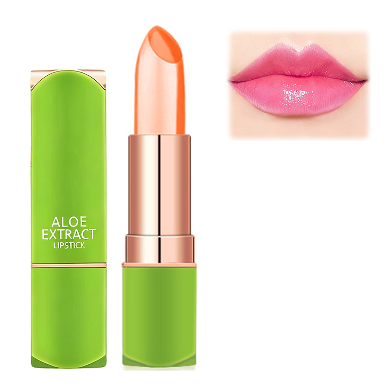 Lápiz labial hidratante con infusión de aloe vera que cambia de color-ES