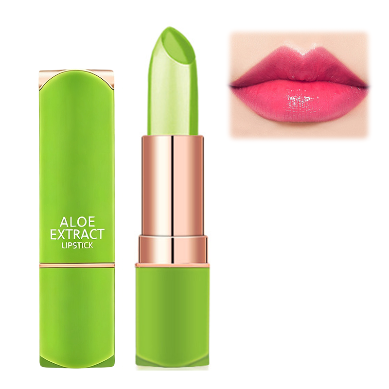 Lápiz labial hidratante con infusión de aloe vera que cambia de color-ES