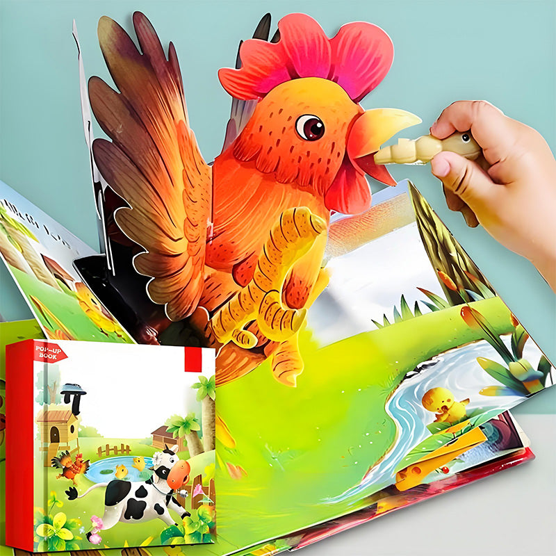 ✨【Libro infantil con animales en 3D: una herramienta de aprendizaje interactiva para los más pequeños】✨-ES