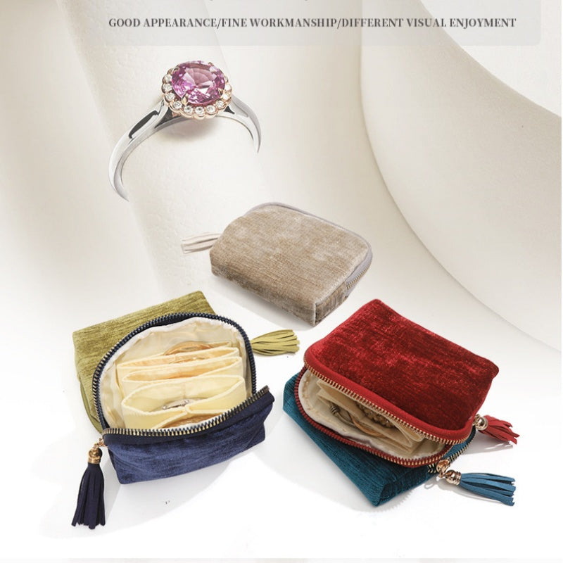 🔥✨Mini potovalna kozmetična torbica za nakit z zadrgo-SI