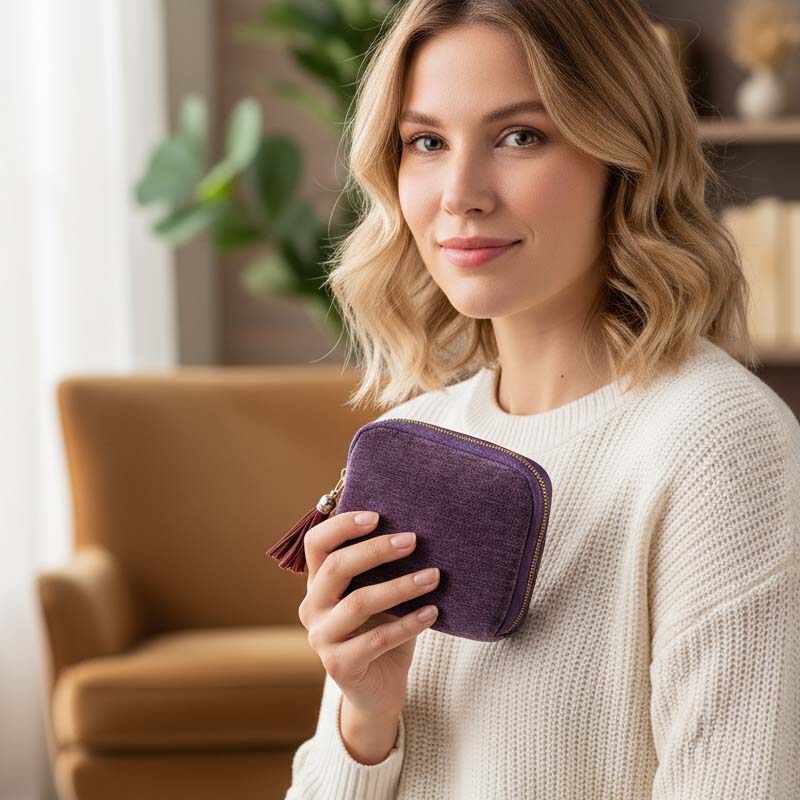 🔥✨Mini potovalna kozmetična torbica za nakit z zadrgo-SI